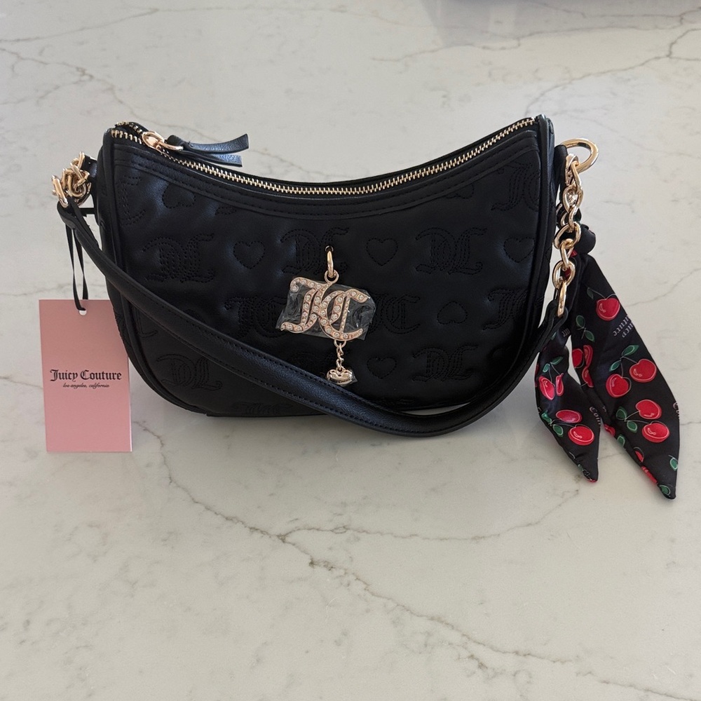 Juicy Couture Everything Nice Shoulder Bag with Charm